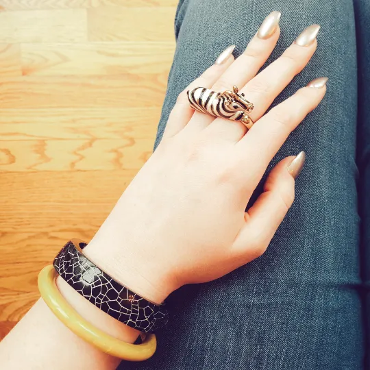 Zebra Statement Ring