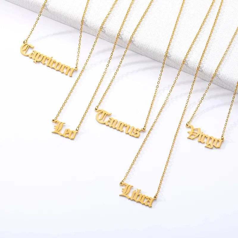 ZODIAC SIGN NECKLACE